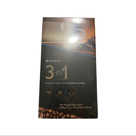 GANOCAFE 3 IN 1 GANODERMA ORIGINAL BRAND FREE SHIPPING (20 SACHETS) NEW - Picture 3 of 5